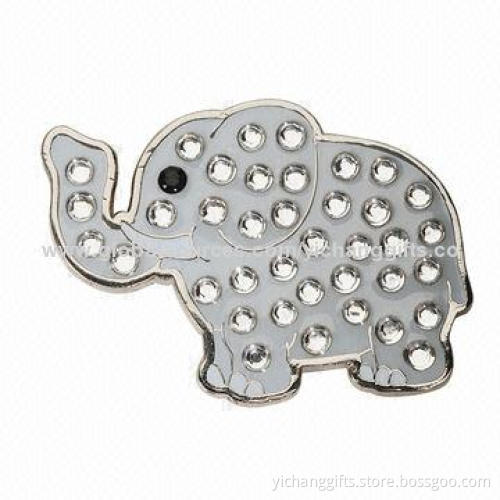 Crystal Ball Marker Hat Clips, Different Logos, Size and Shapes Available